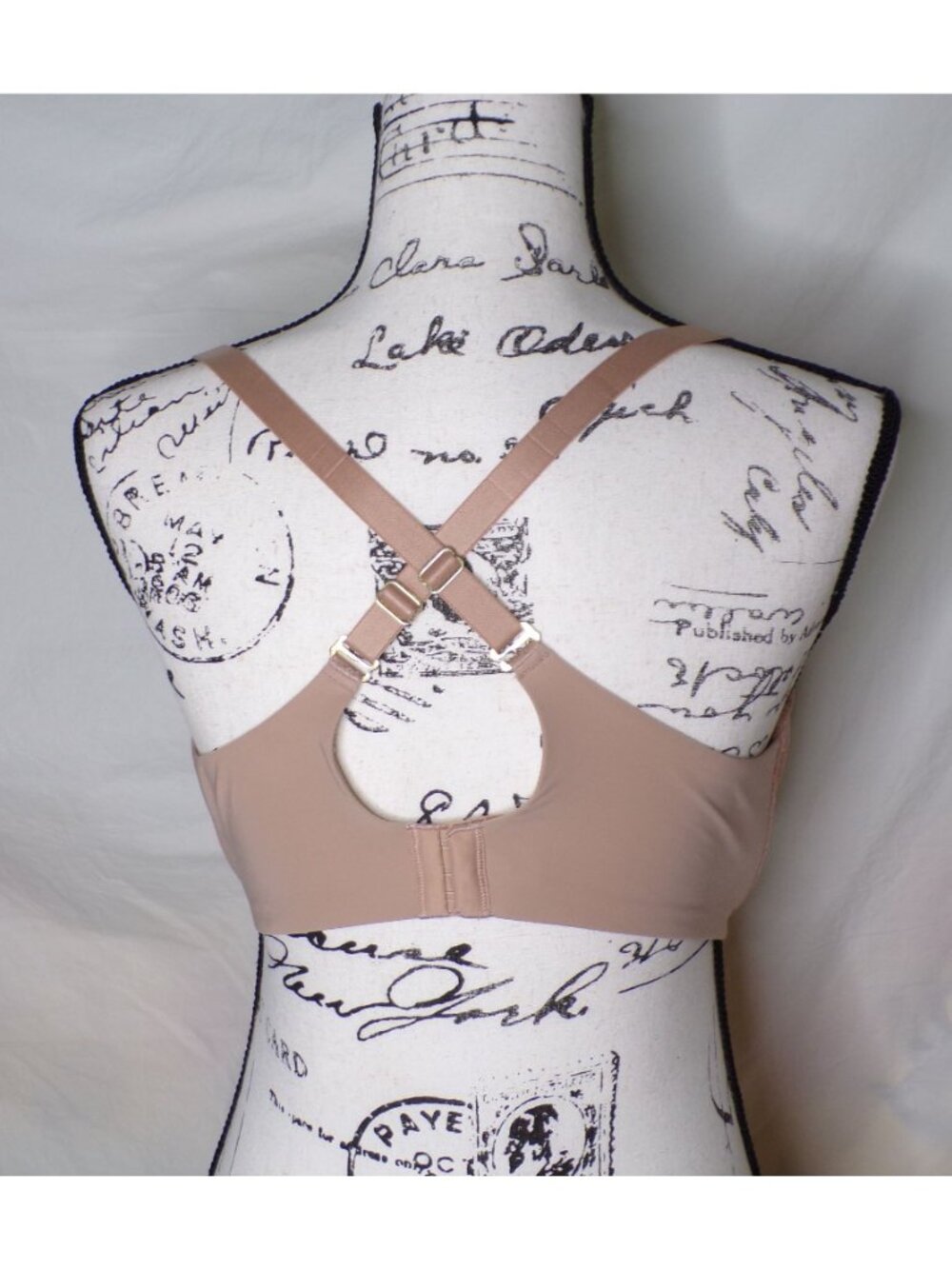 🆕NATORI Comfort Evolution Convertible Underwire Bra 38DD Buff Beige #731337 - Picture 9 of 10